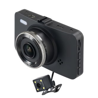 Видеорегистратор VX-380DUAL FULL HD с дополнительной камерой заднего вида