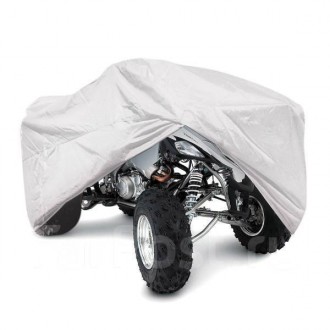 Автопринадлежности Чехол-тент на квадроцикл защитный, размер XL (251*125*85см), цвет серый, универсальный